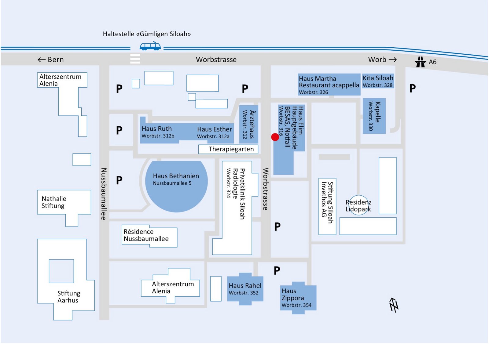 Lageplan Siloah Langzeit Gümligen Lageplan Siloah Langzeit Gümligen